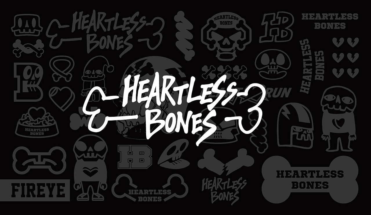 HERATLESS BONES-虚拟潮牌（图ZMTU5MTY4NzY=） - 新锐潮流插画 - 站酷设计师Fireye峰原创素材 - 站酷ZCOOL