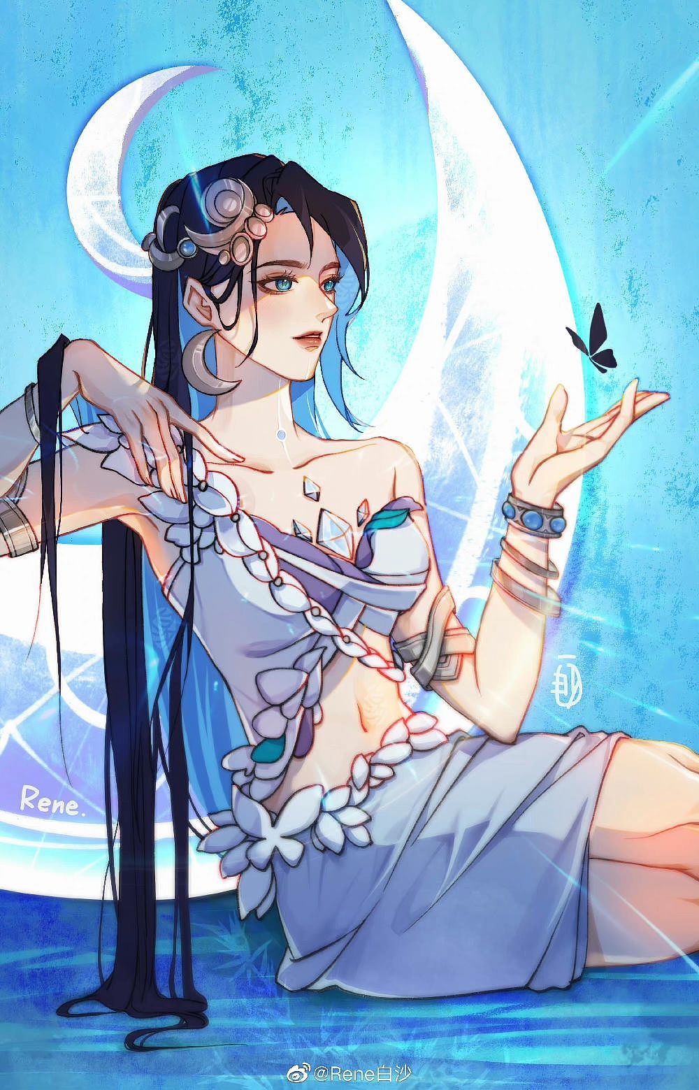 【同人插画】王者荣耀海月