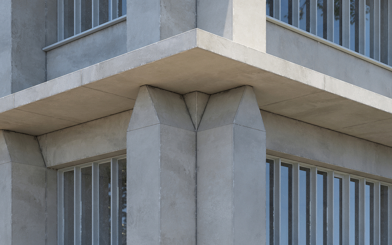 写实办公楼建筑渲染（图ZMjc2NjE5Mjg0） - 建筑/空间 - 站酷设计师mister_alan原创素材 - 站酷ZCOOL