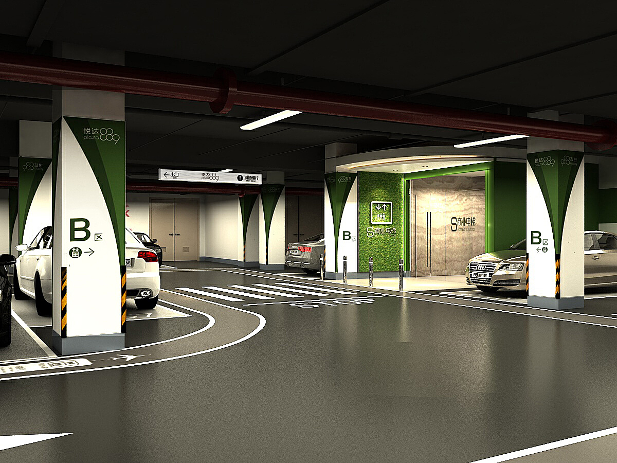 停车场 - 效果图交流区-建E室内设计网