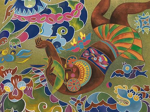 ipad第一天臨摹練習(xí)打卡（個人主頁-ZNTU2Njk1ODA=） - 圖案 - 站酷設(shè)計師哈蘭德大衛(wèi)山姆士原創(chuàng)素材 - 站酷ZCOOL