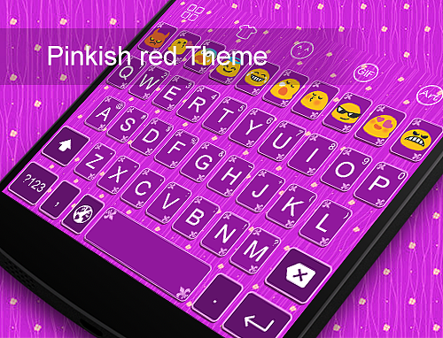 【键盘主题第九弹】Pinkish red