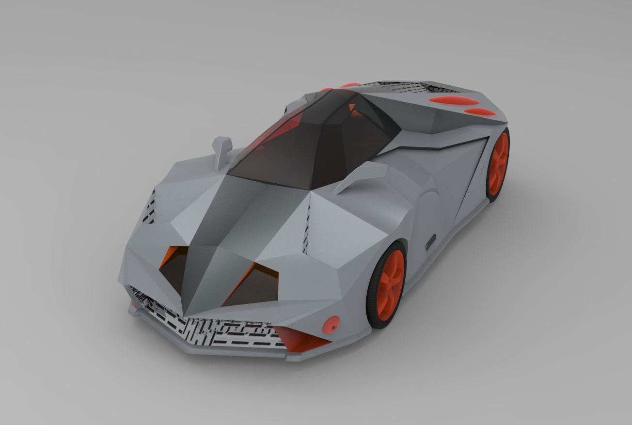 兰博基尼概念超跑造型设计