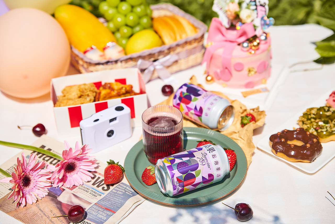 野餐必备气泡酒（图ZMjQ2ODUwNDg0） - 美食摄影 - 站酷设计师FANHUA影像实验室原创素材 - 站酷ZCOOL