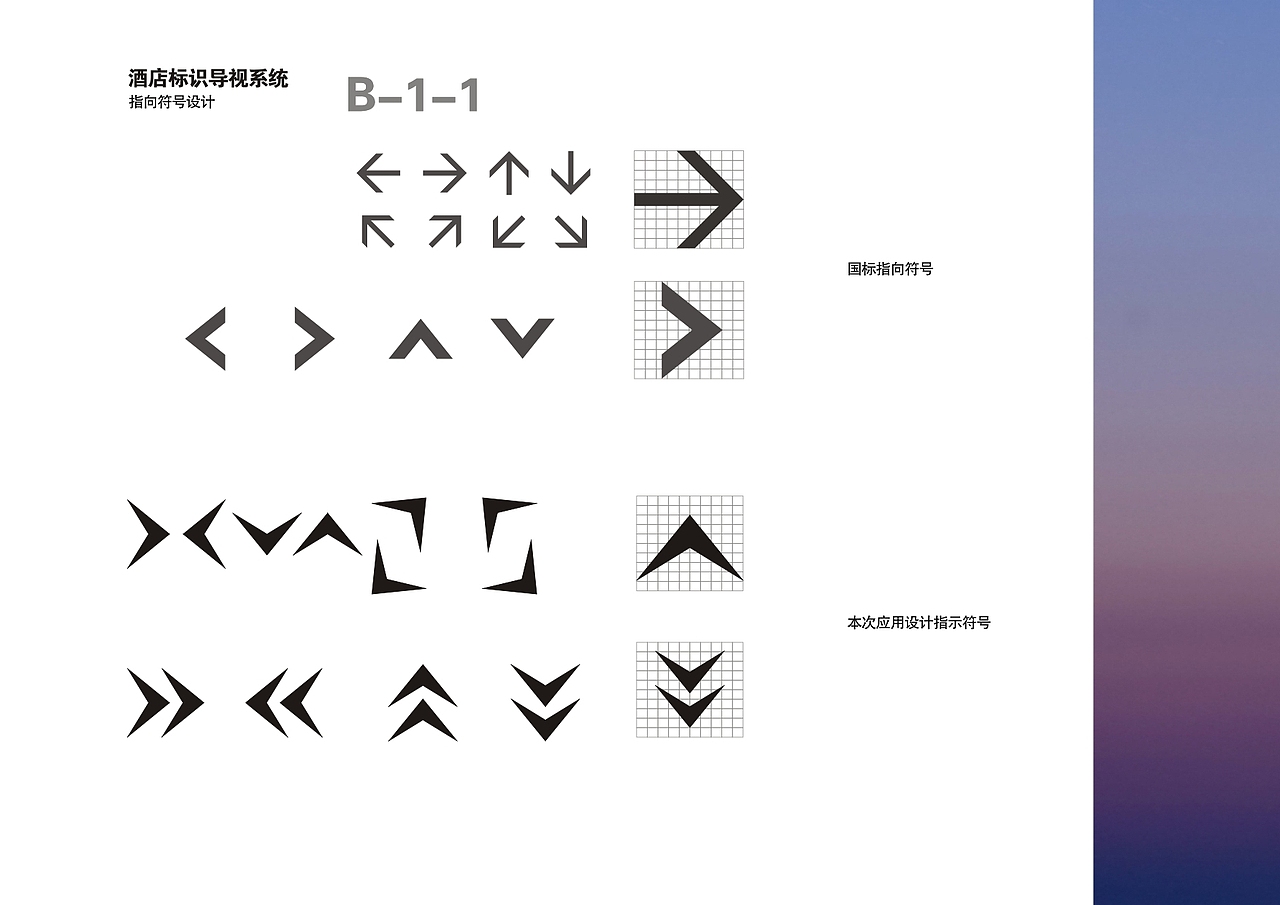 14年做的一个小酒店的导视设计