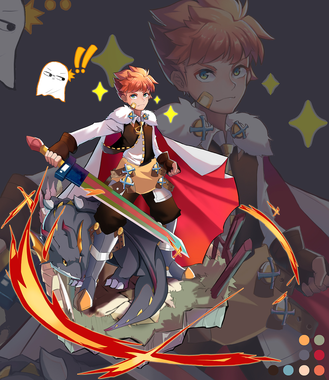 勇者（图ZMTQ0MjYyMjcy） - 游戏原画 - 站酷设计师Graves16原创素材 - 站酷ZCOOL