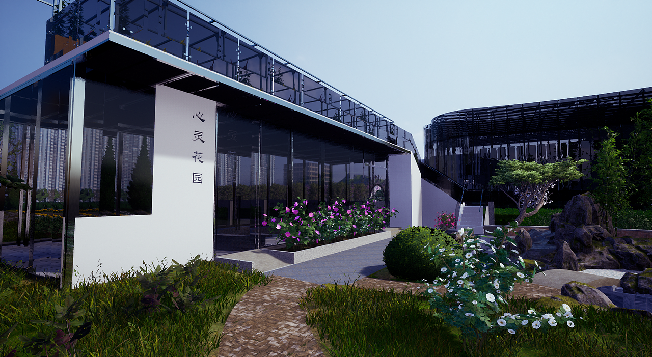 ue4苗圃景观三维场景