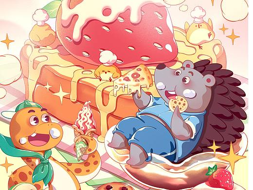 3月（个人主页-ZNTEwMTU2Njg=） - 儿童插画 - 站酷设计师a熊喵吉祥原创素材 - 站酷ZCOOL