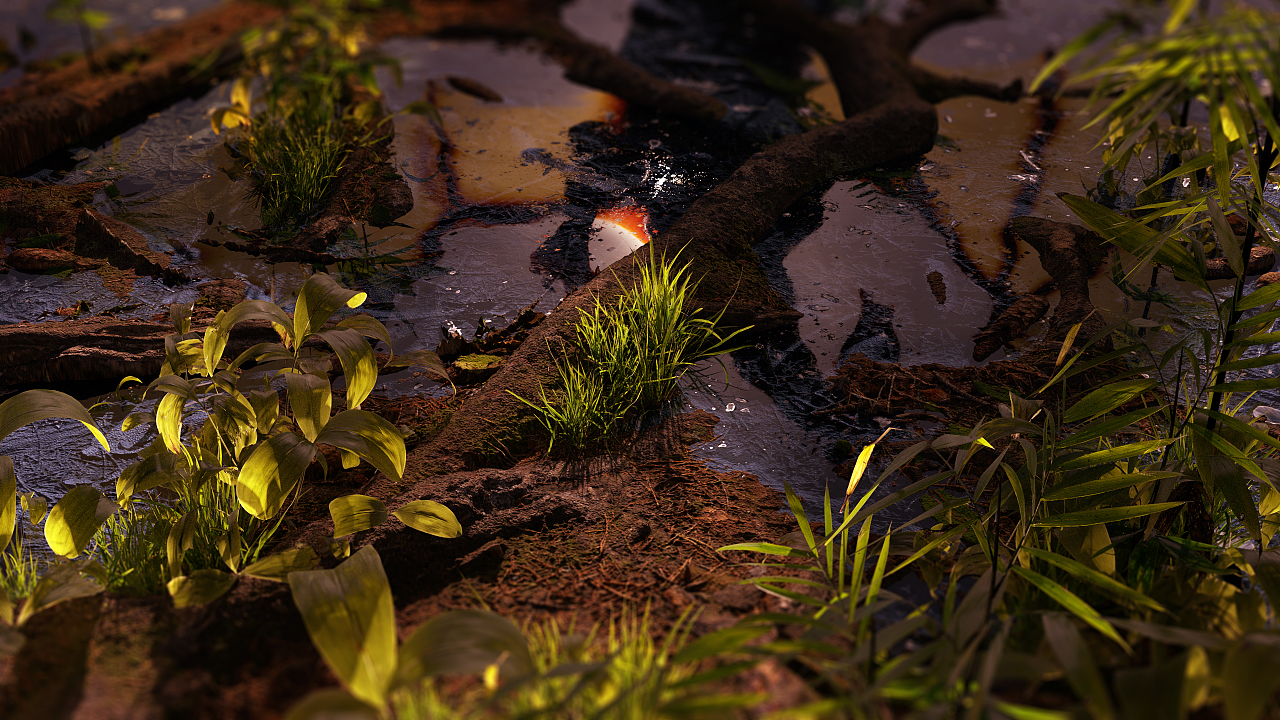 野外遇见龙?|三维|场景|艾泽拉斯小鱼人 - 原创作品 - 站酷 (zcool)