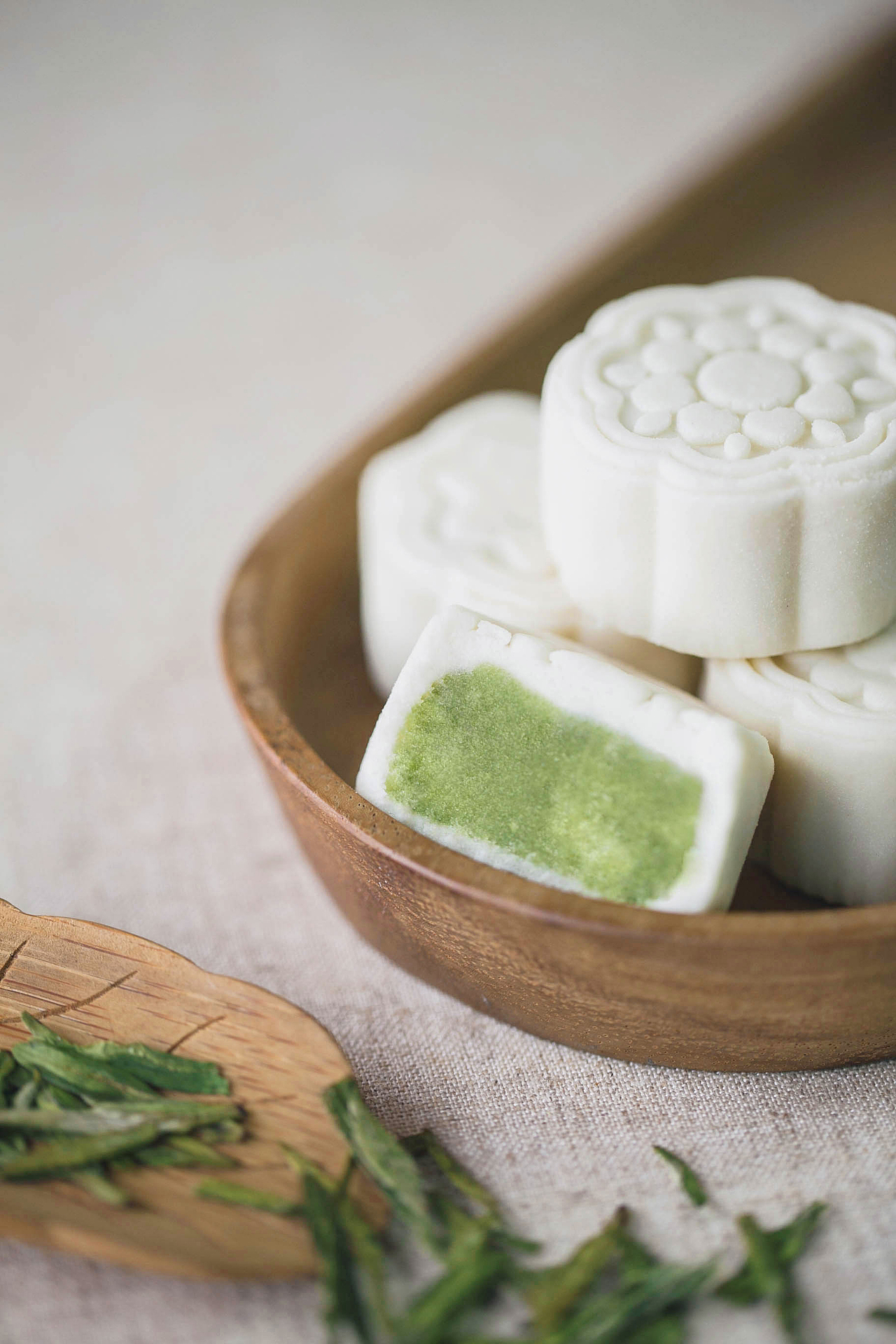 宋式茶点│龙井茶糕│中国风美食拍摄