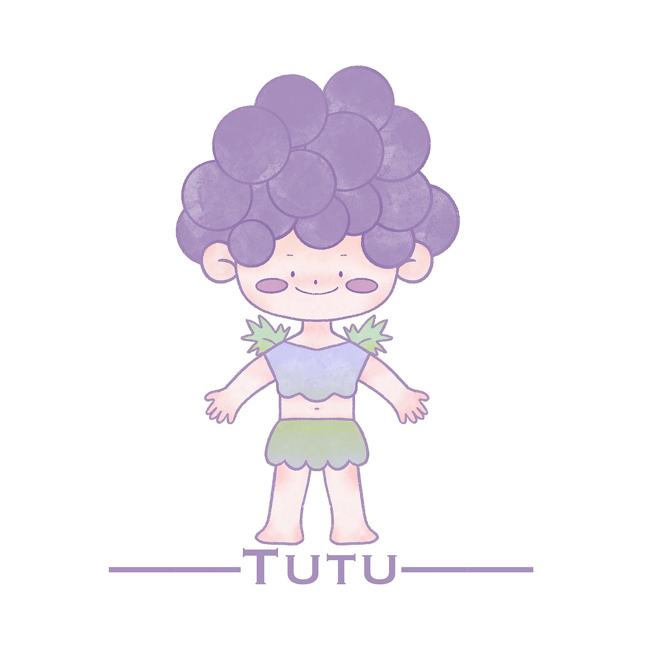 水果女孩（图ZMjM5OTI4MTYw） - 儿童插画 - 站酷设计师你好土土原创素材 - 站酷ZCOOL