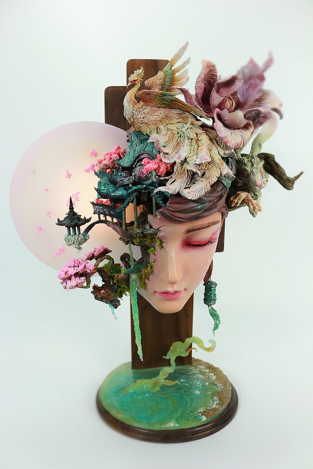 广寒宫.春|手工艺|手办/模玩|老鸟studio_原创作品-站酷(zcool)