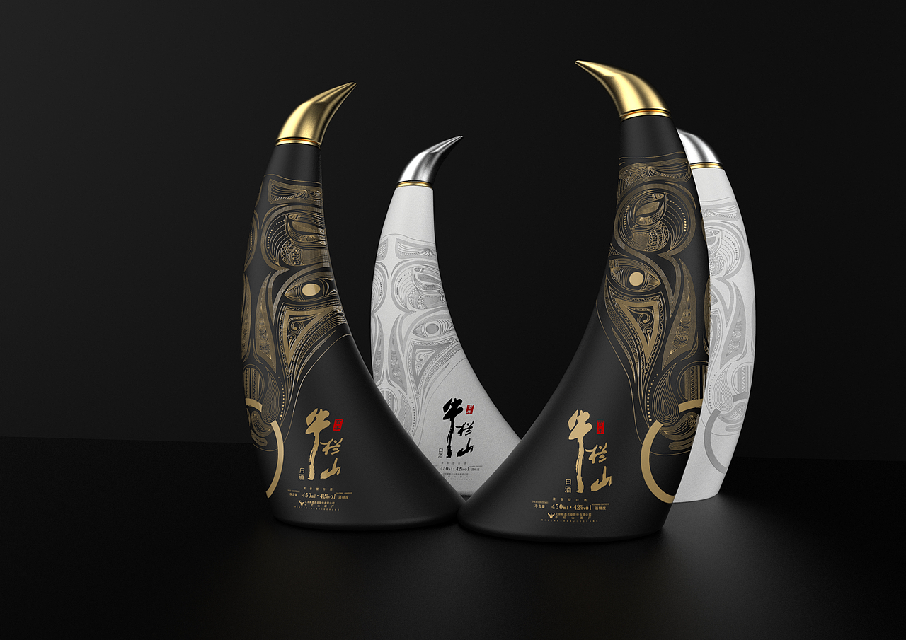 人生的黑白两面 / 极简黑-酒包装设计（图ZMjIzMDUxNzE2） - 包装 - 站酷设计师柏星龙设计原创素材 - 站酷ZCOOL