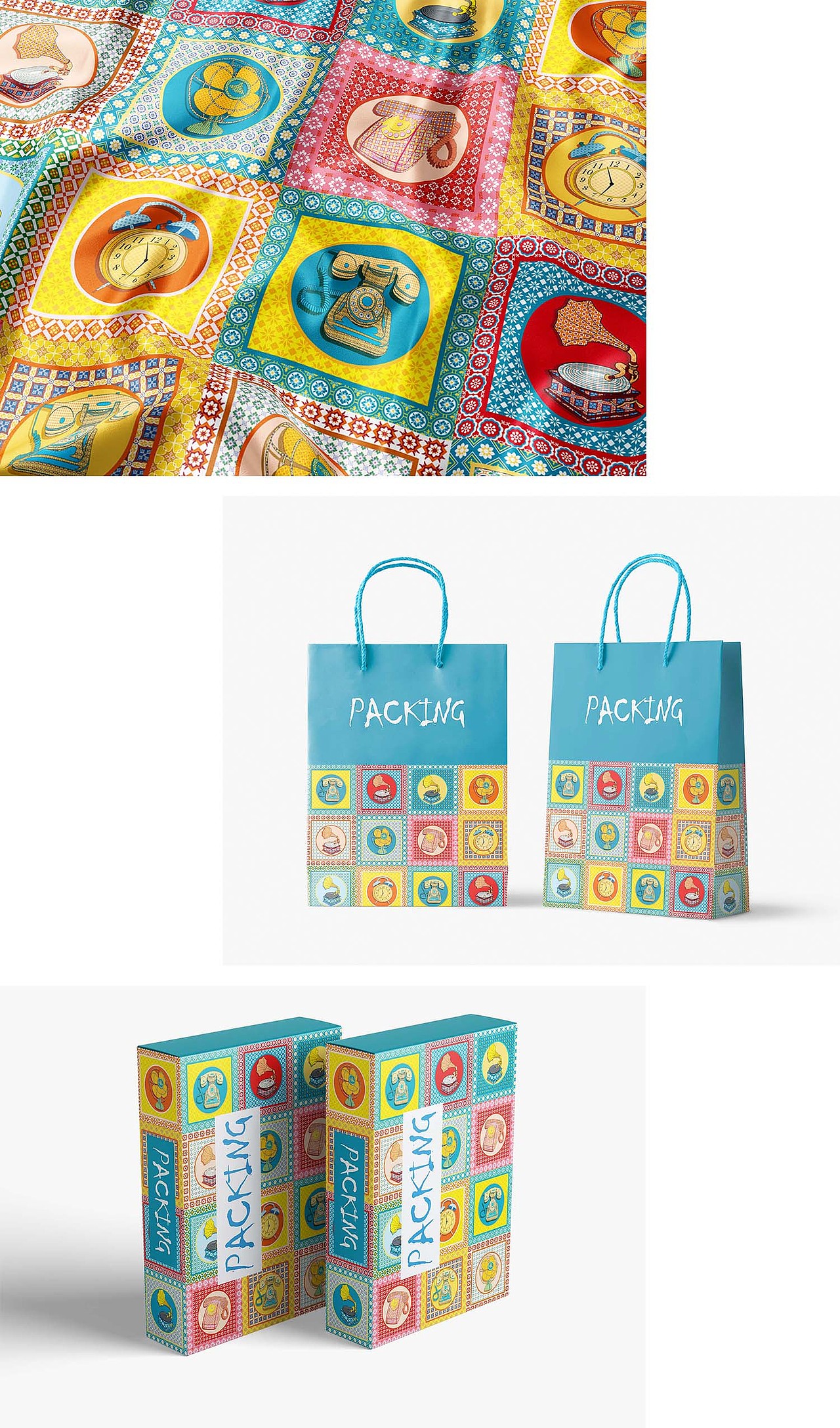 图案设计 | 传统纹样再创作-国际面料创意大赛金奖作品