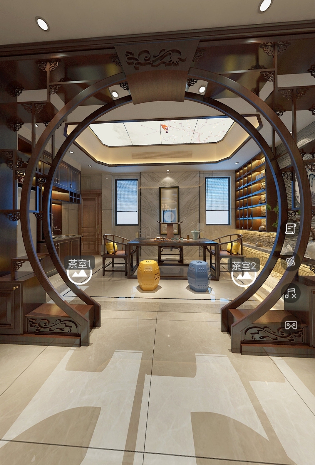 别墅新中式餐厅设计线象空间之禧上装饰全案#设计案例（图ZMzA0ODcxOTky） - 家装设计 - 站酷设计师商业设计李俊杰原创素材 - 站酷ZCOOL