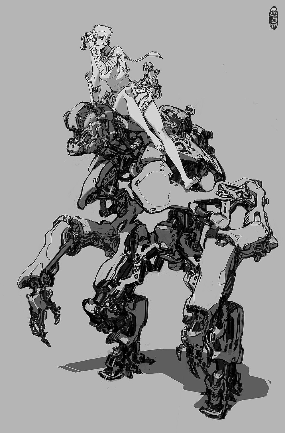 【原创】机械涂鸦