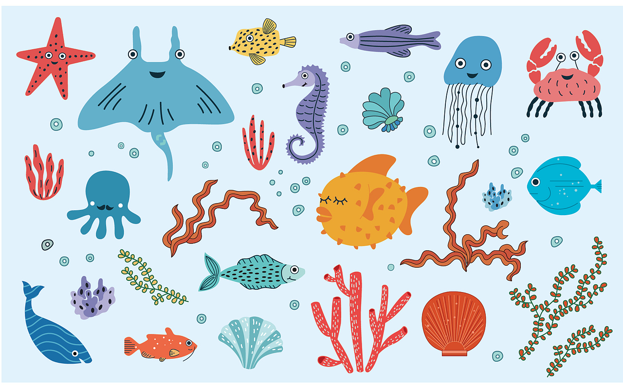 海产品包装插画设计（图ZMjM2NTMwMjg0） - 包装 - 站酷设计师祝君好运啊原创素材 - 站酷ZCOOL