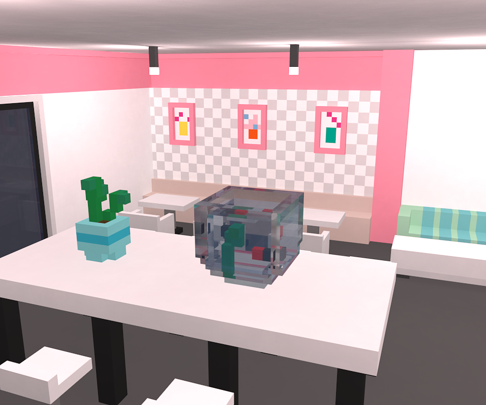 粉粉的冰淇淋店（图ZMTE1MzA3NzM2） - 建筑/空间 - 站酷设计师许曼原创素材 - 站酷ZCOOL