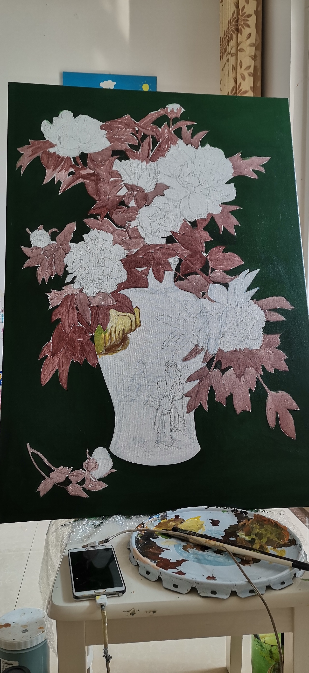 丙烯练习临摹，未完待续，希望大家多多指教，谢谢（图ZMTg1MzEzNTYw） - 绘画 - 站酷设计师你微笑时好美tcl原创素材 - 站酷ZCOOL