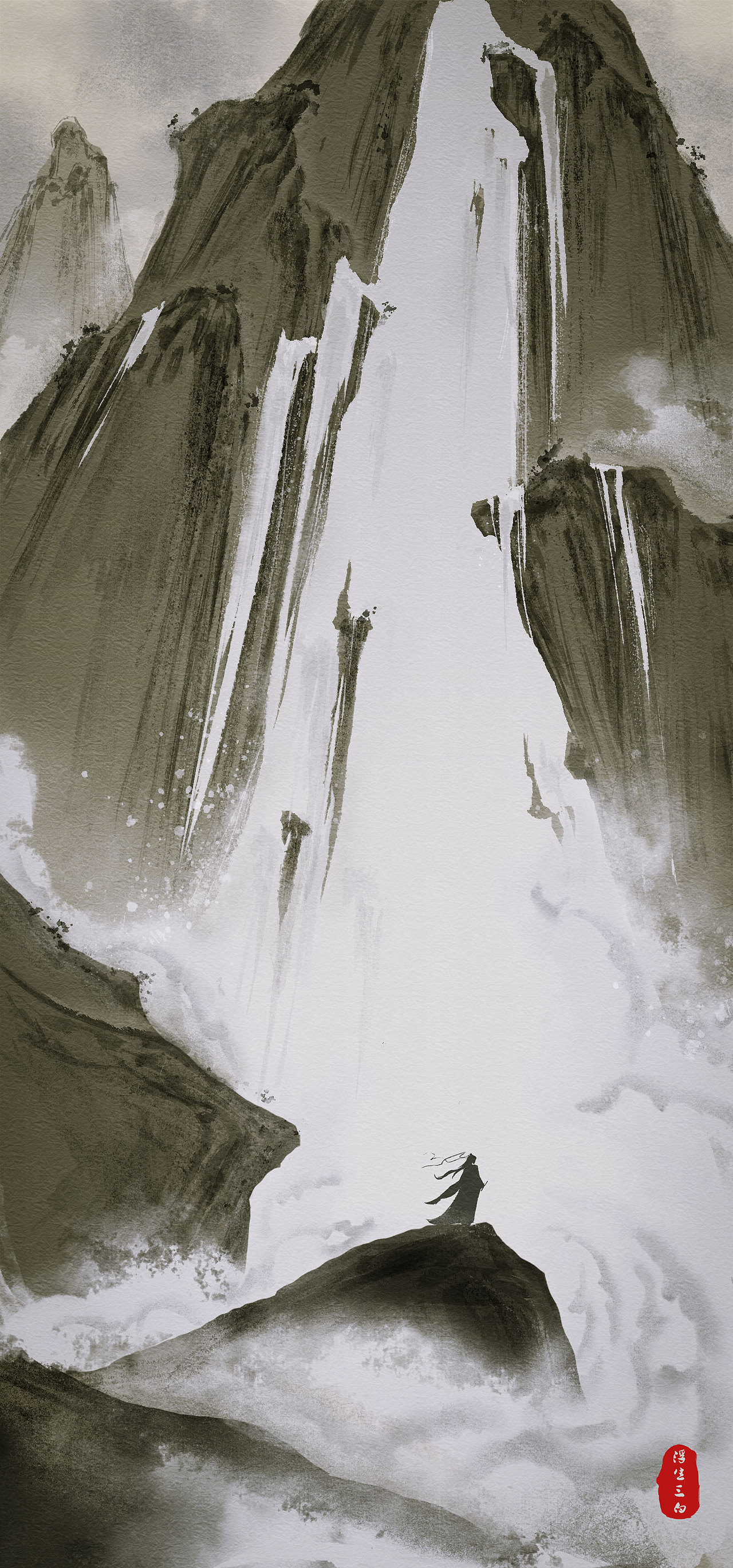 水墨古风氛围插（图ZMzY0ODY1NTA4） - 商业插画 - 站酷设计师浮生三白原创素材 - 站酷ZCOOL