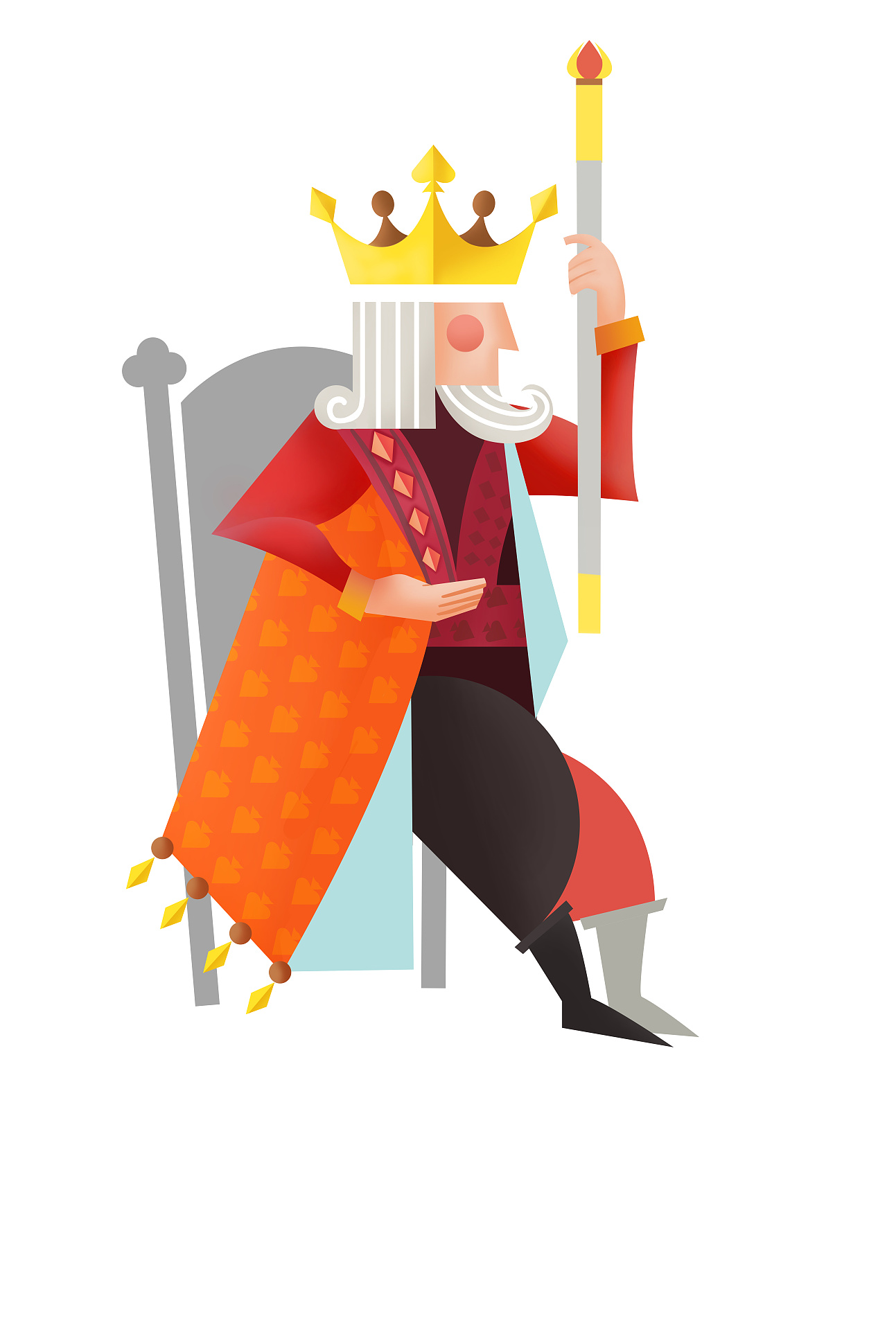 《皇帝的新装》H5插画设计|插画|创作习作|Lijunfeng李俊锋 - 原创作品 - 站酷 (ZCOOL)