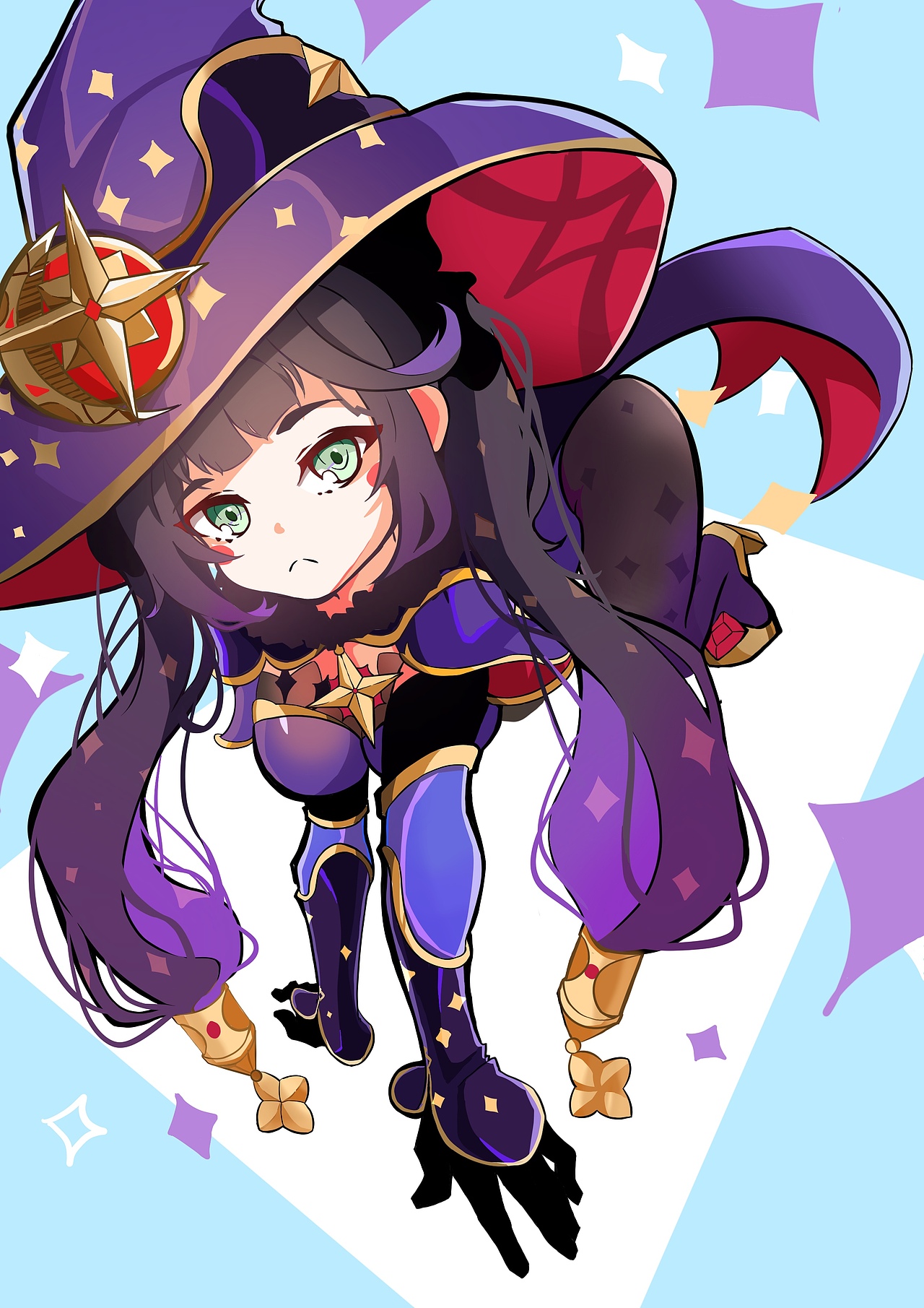 莫娜 胡桃 安柏 香菱