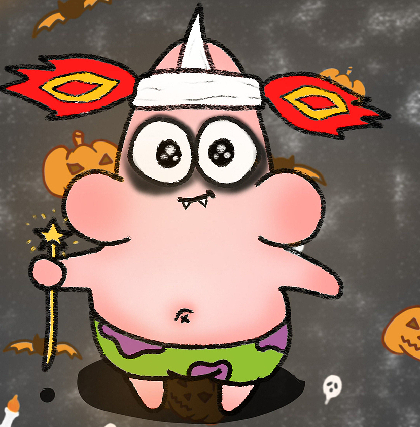 派大星的快乐（图ZMzU0MTY2NTgw） - 其他 - 站酷设计师拾三插画原创素材 - 站酷ZCOOL