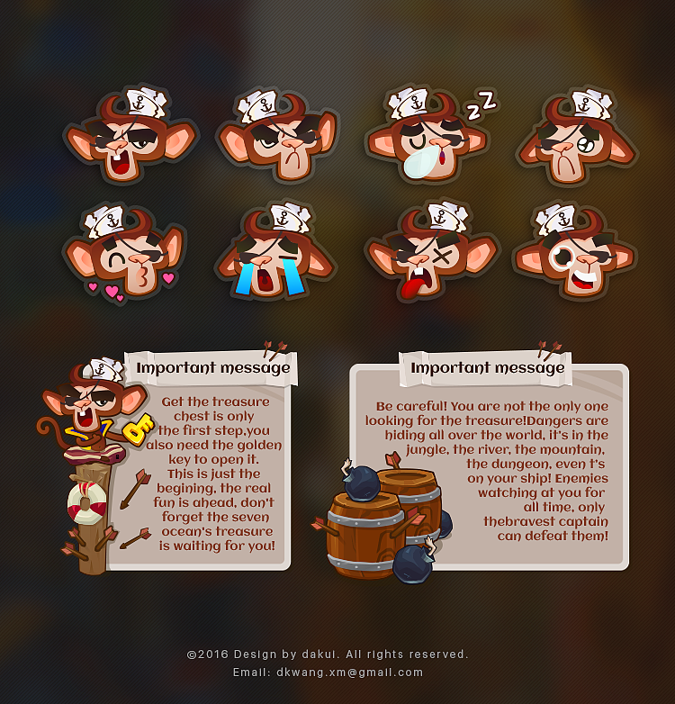 Treasure of Oceans 游戏视觉设定（图ZNTAwODkwNTI=） - 游戏UI - 站酷设计师大盔原创素材 - 站酷ZCOOL