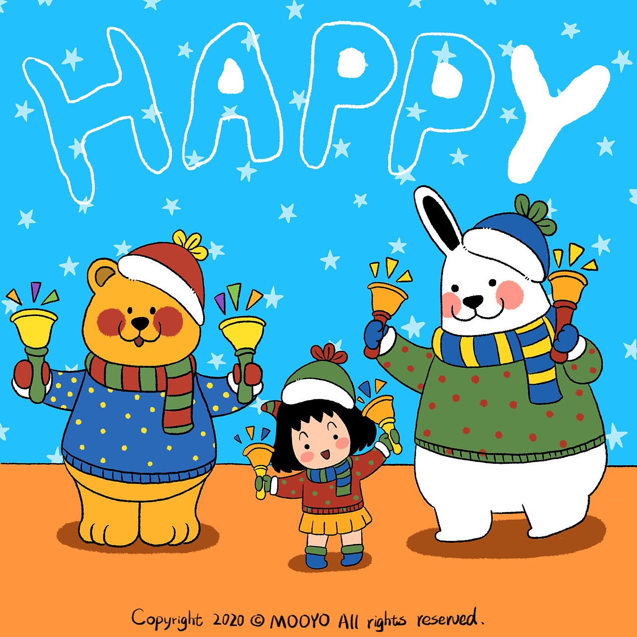 MOOYO 和大兔子 - 遇见甜蜜（图ZMjE4ODE5Njc2） - 艺术插画 - 站酷设计师MOOYO麻药原创素材 - 站酷ZCOOL