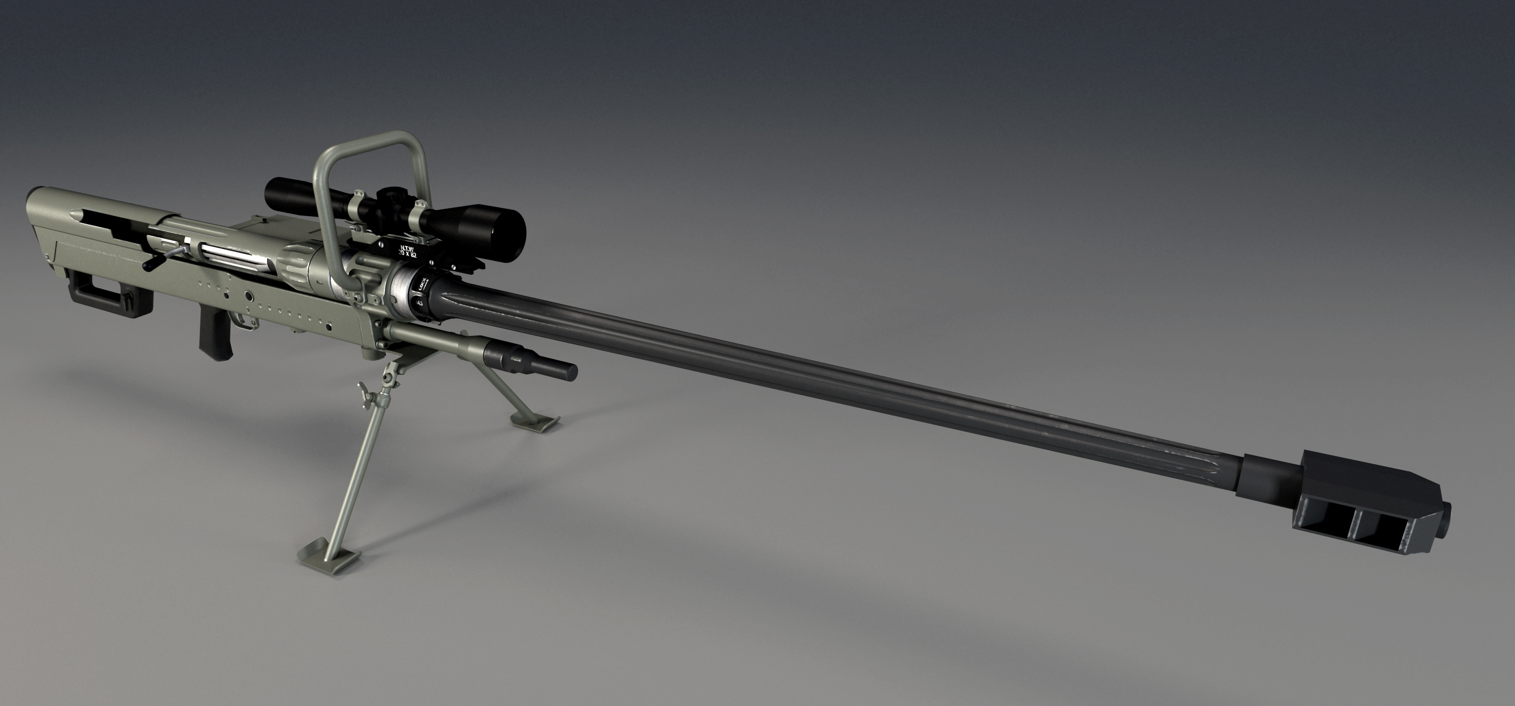 南非远距离反器材步枪ntw-20