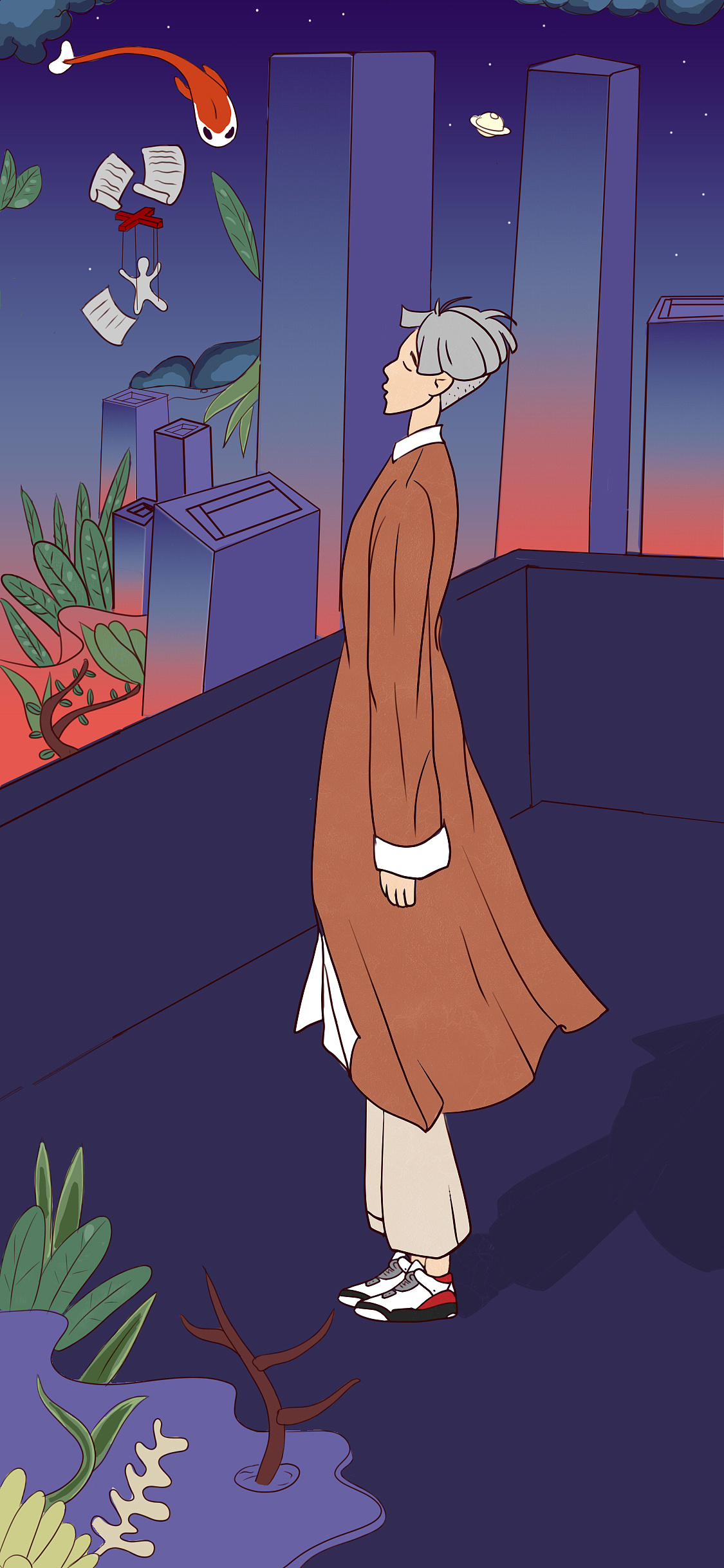 抑郁症·自闭（图ZMjAwNDQyNTQ0） - 创作习作 - 站酷设计师李子曦UP原创素材 - 站酷ZCOOL