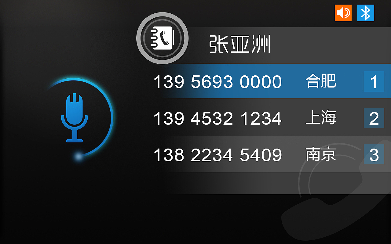 几张车载用语音系统设计（图ZMTA4OTM0MDQ=） - 主题/皮肤 - 站酷设计师画师原创素材 - 站酷ZCOOL