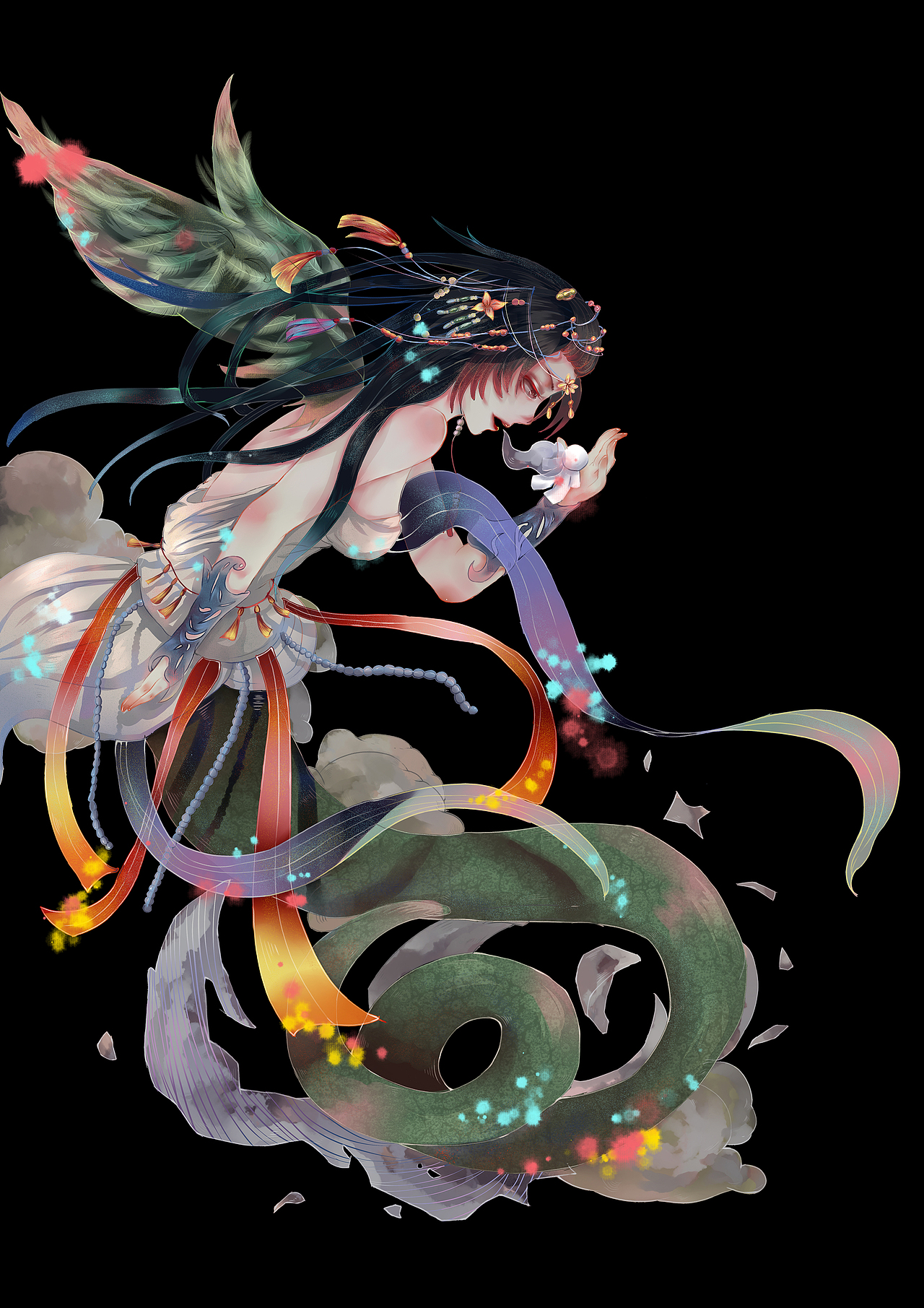 "看鬼"—— 山海经拟人绘画