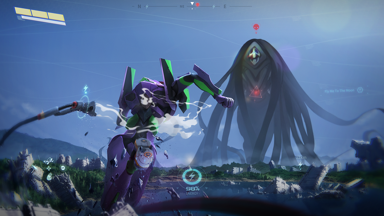 【eva】-ps5-game ui-fan art