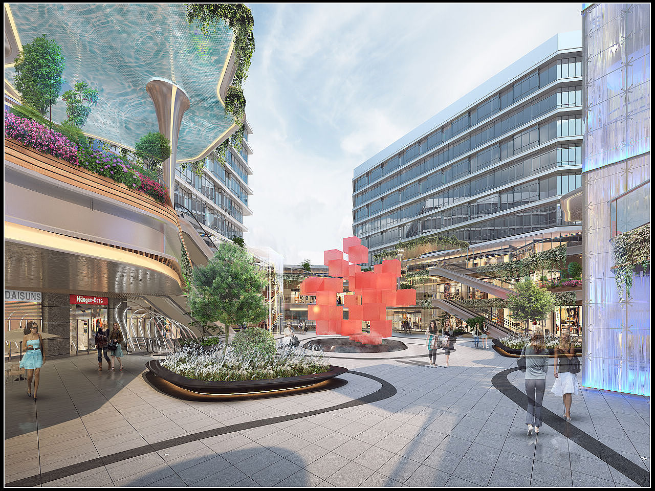 筋斗云效果图 外立面展示