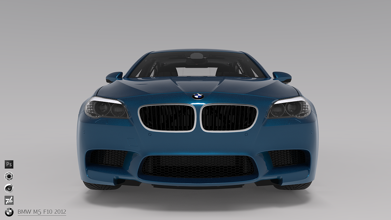 BMW M5 F10 2012 渲染