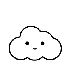 白云表情符号图片