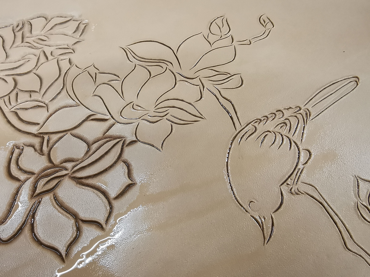 初次皮雕创作（图ZMTk3ODUzNzEy） - 工艺品设计 - 站酷设计师非余墨原创素材 - 站酷ZCOOL