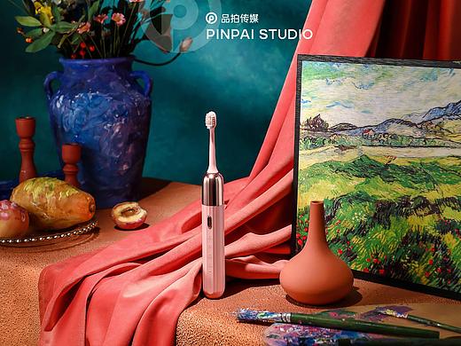 油画风电动牙刷｜品拍传媒