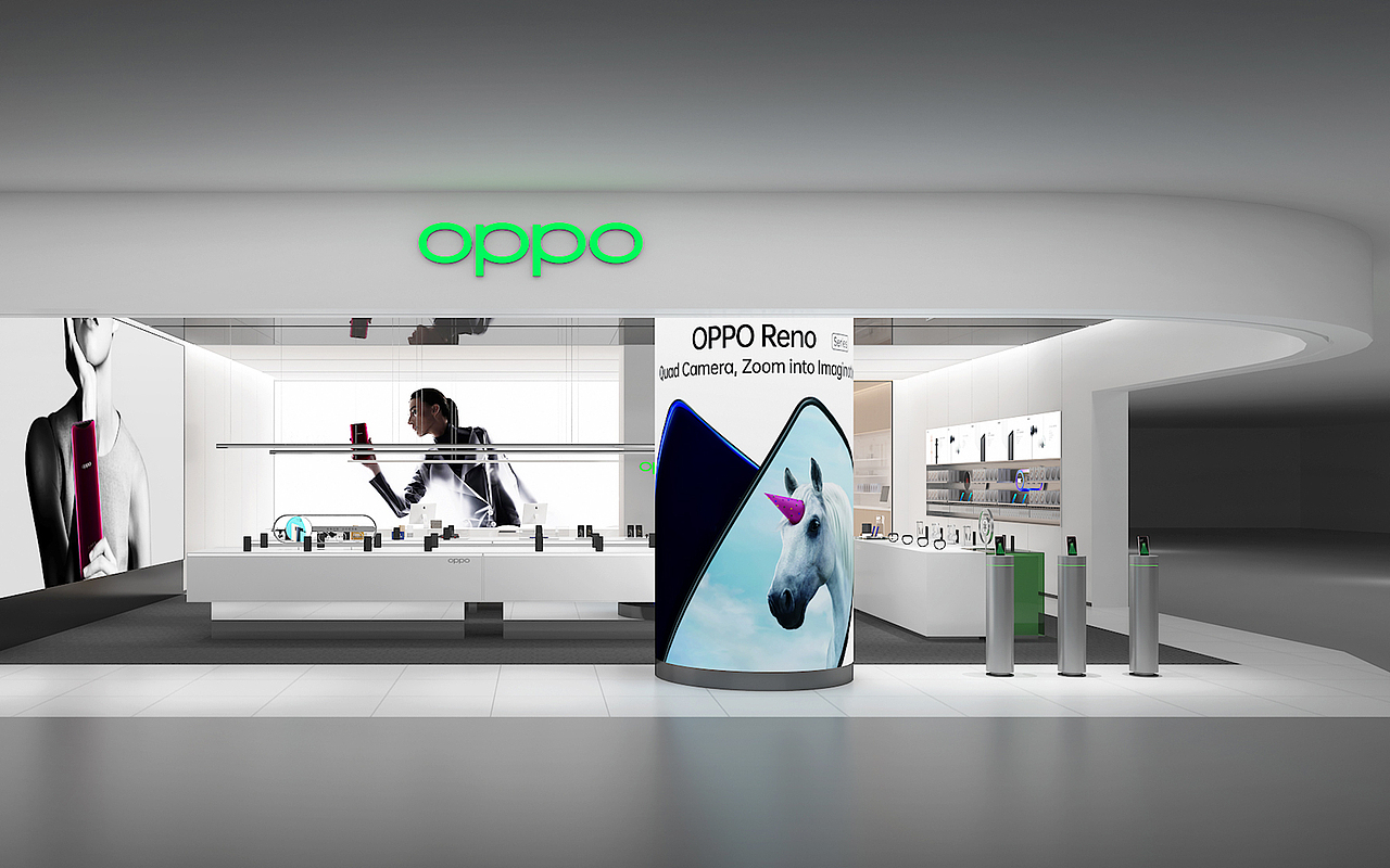 oppo马来旗舰店设计