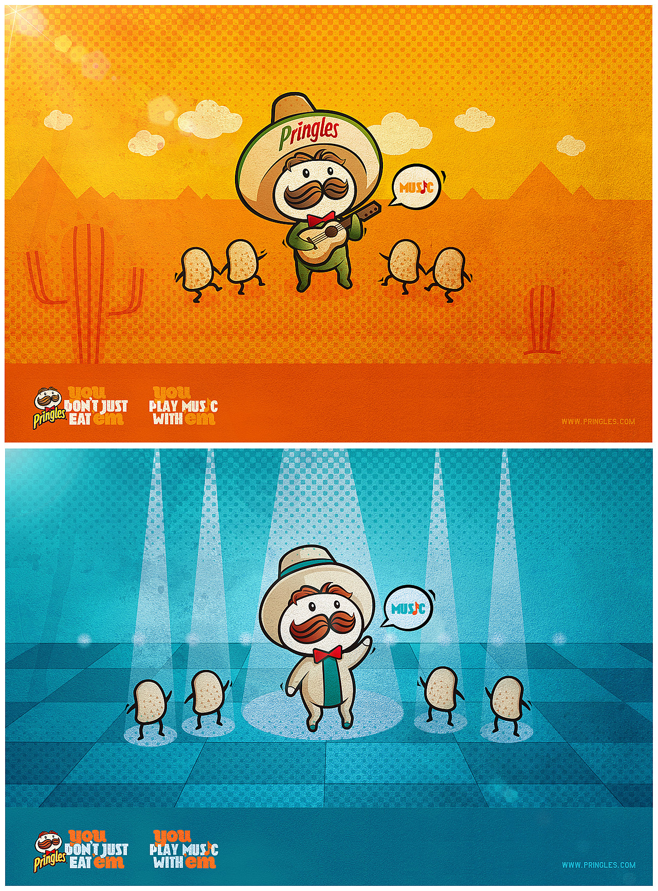 参加品客薯片的一个插画和视频比赛做的作品（图ZMTYwNTg1ODA=） - 动画片 - 站酷设计师i-noo原创素材 - 站酷ZCOOL