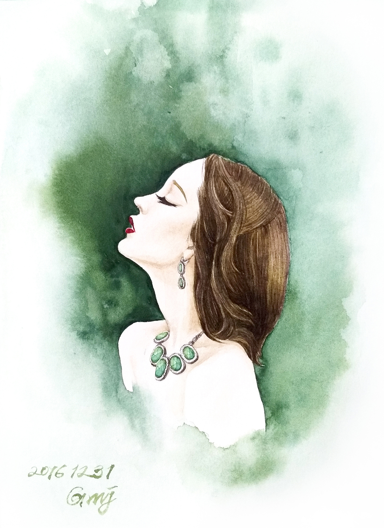 綠（步驟）（圖ZNjc1NDgyMDQ=） - 創(chuàng)作習(xí)作 - 站酷設(shè)計師鹵大餅原創(chuàng)素材 - 站酷ZCOOL