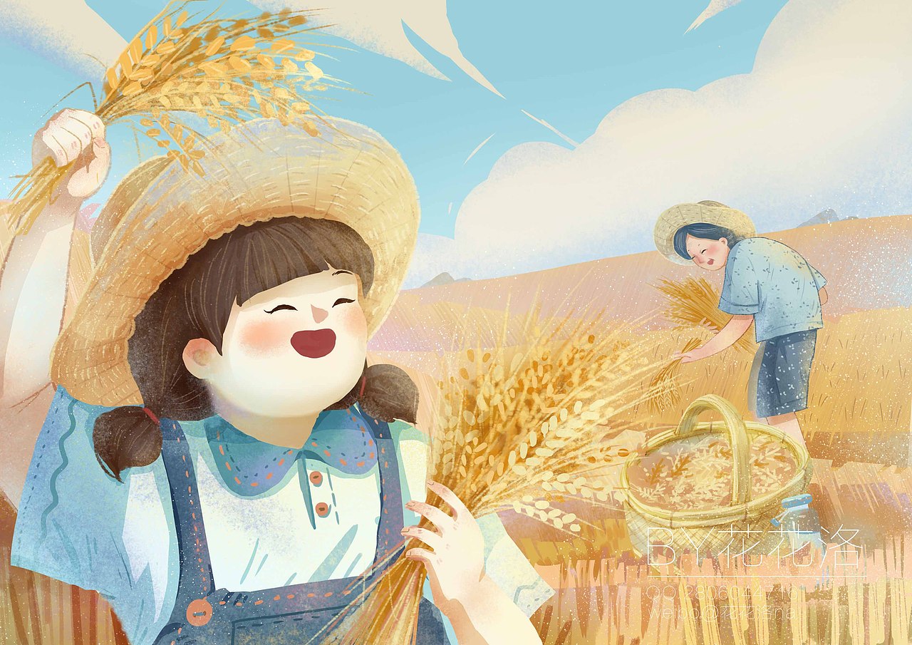 童年-夏日（图ZMjAyOTM3MTY0） - 儿童插画 - 站酷设计师花花洛原创素材 - 站酷ZCOOL