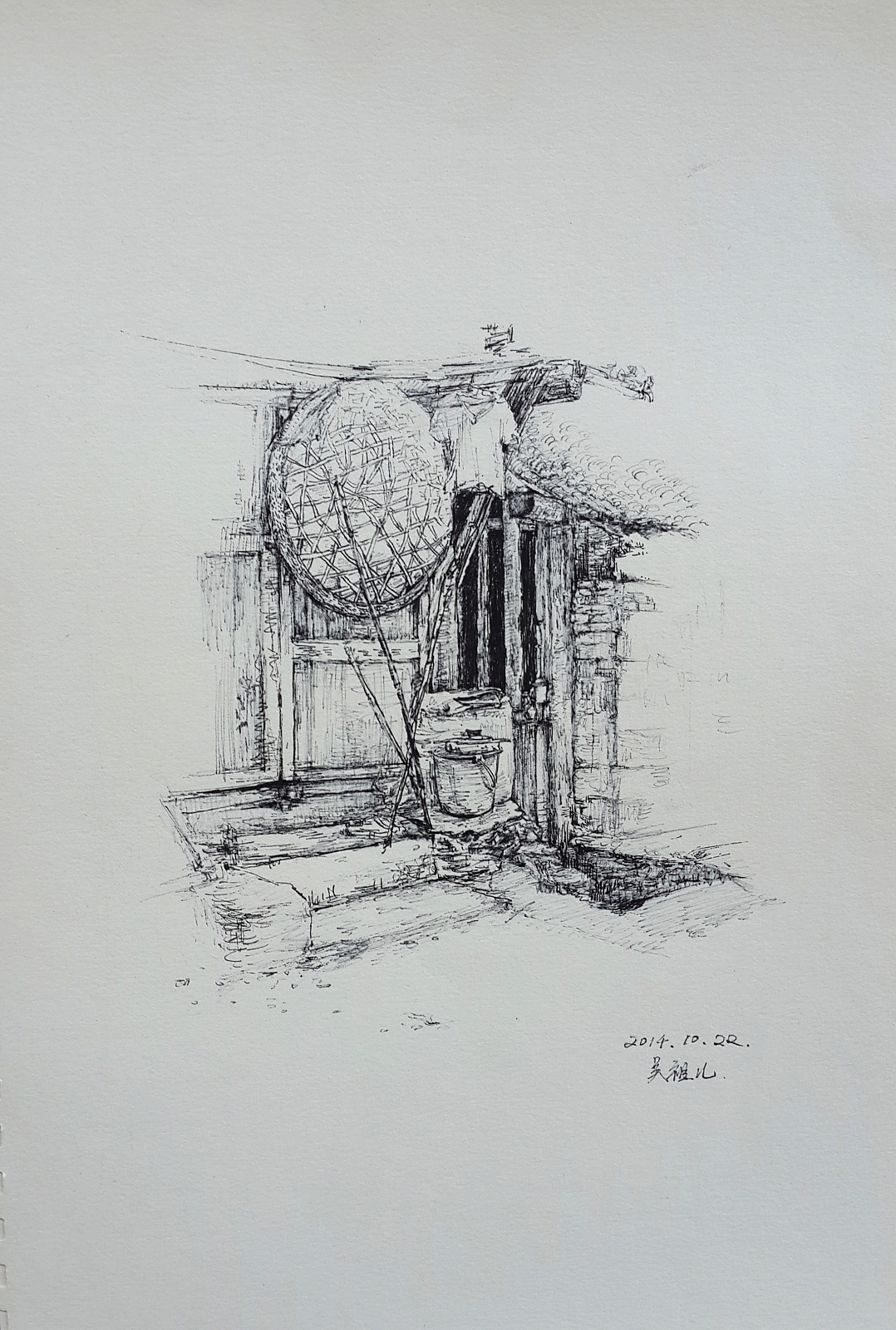 婺源写生（图ZOTY0NzI5ODg=） - 创作习作 - 站酷设计师吴祖儿原创素材 - 站酷ZCOOL