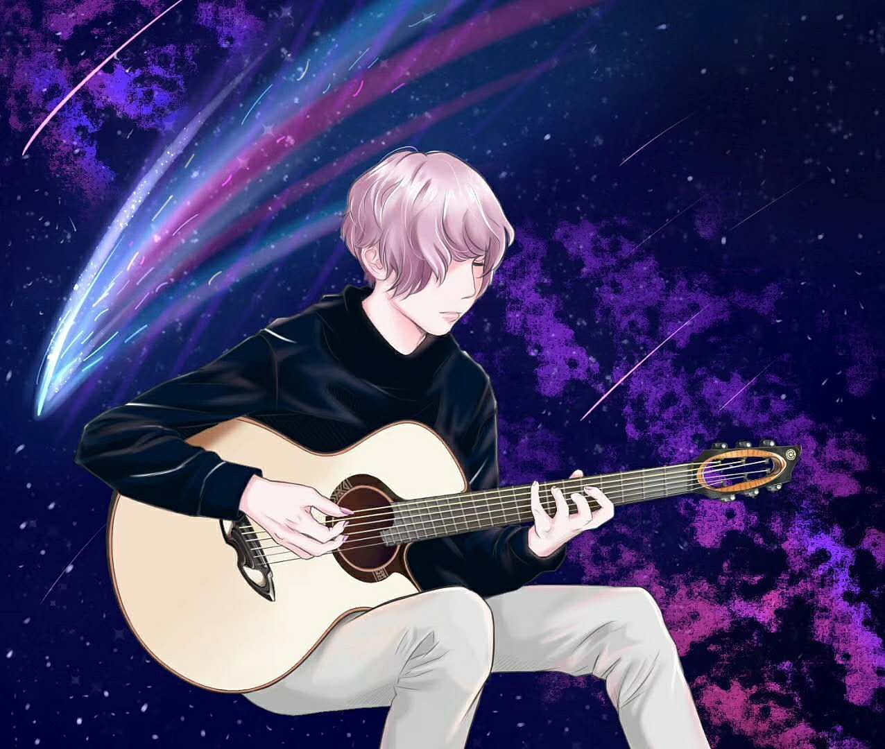 Play the guitar（图ZMTgyOTIwMTEy） - 创作习作 - 站酷设计师jeanniea原创素材 - 站酷ZCOOL