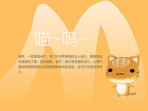 喵嗚寵物APP（個(gè)人主頁-ZMzIyMjgwMDg=） - APP界面 - 站酷設(shè)計(jì)師Dodop原創(chuàng)素材 - 站酷ZCOOL