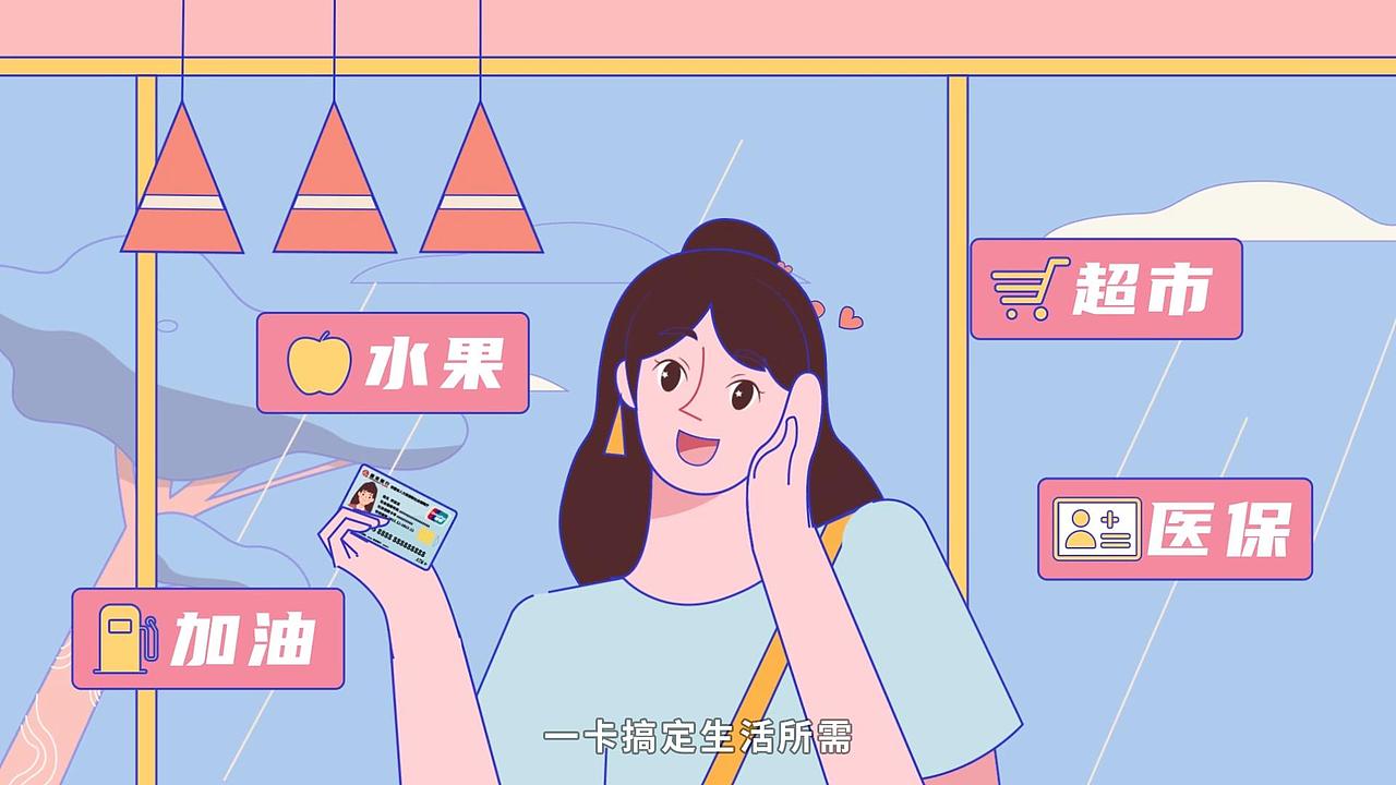 【徽商银行】魔性宣传动画 社保卡（图ZMjg4NTk3MzQ0） - Motion Graphic - 站酷设计师创云视界创云动画原创素材 - 站酷ZCOOL