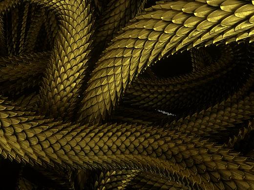 臆想的龙鳞材质