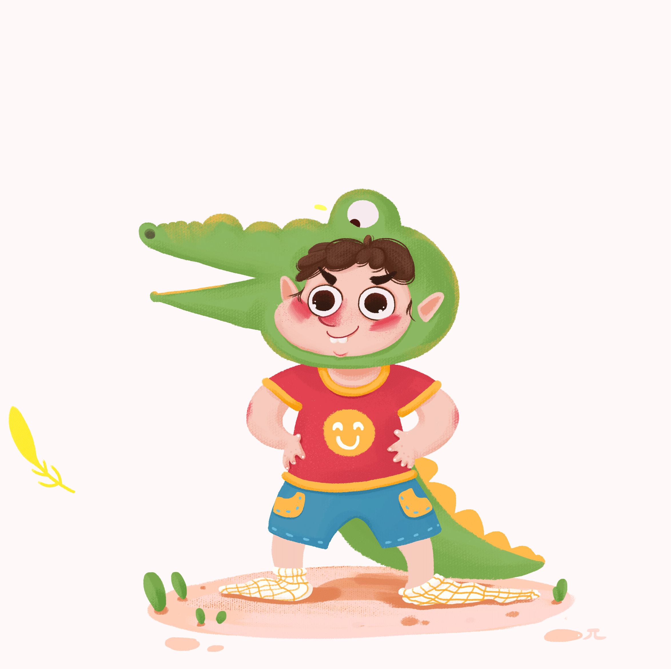 #y园糖插画打卡21天#day0 《我》