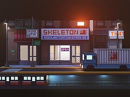 Voxel Streetscape